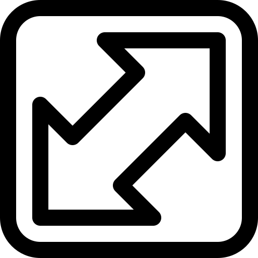 Arrow, box, ui, essential, zoomin icon icon